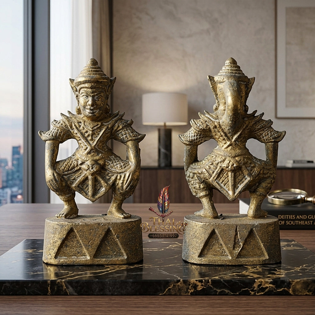 Sacred "Phra Si Salaeng Haeng" (Chonuan Metal Edition) by Ajarn Ong-at Si Ngam, 2026 for High-Level Seduction, Spiritual Protection, and Intuitive Warning