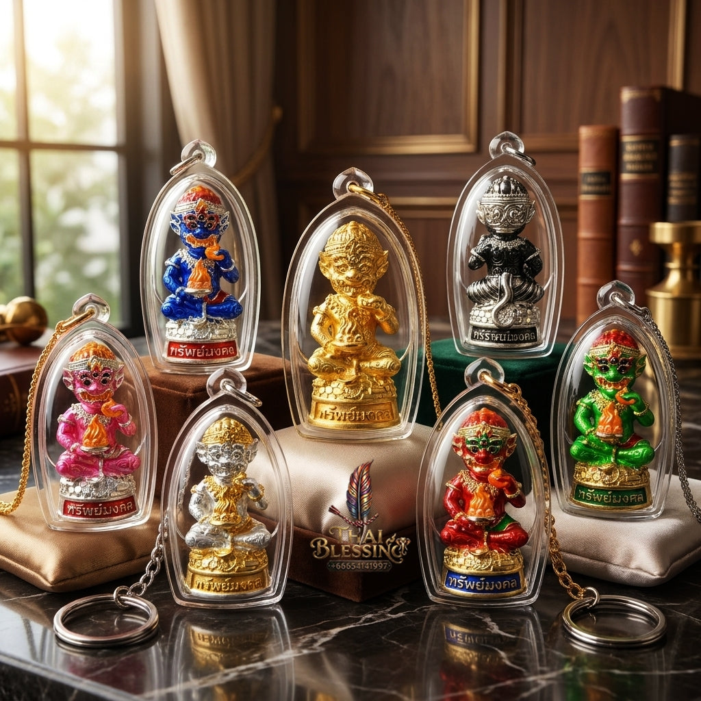 Sacred Si Hu Ha Ta Bronze Amulet "Sap Mongkhon Edition" by Phra Kru Palat Thanapat Wat Tham Chai Mongkhon 2025 for Ultimate Wealth Magnetism and Miraculous Windfalls