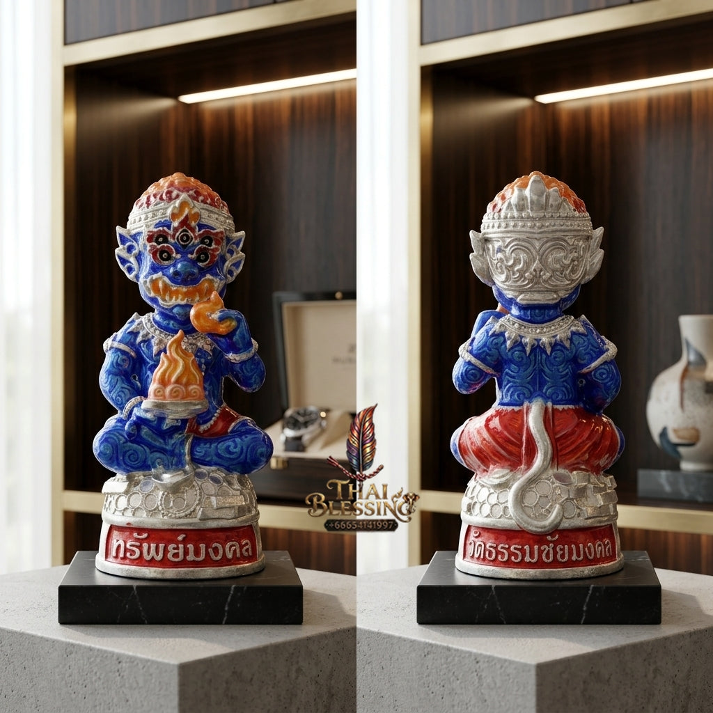 Sacred Si Hu Ha Ta Bronze Amulet "Sap Mongkhon Edition" by Phra Kru Palat Thanapat Wat Tham Chai Mongkhon 2025 for Ultimate Wealth Magnetism and Miraculous Windfalls