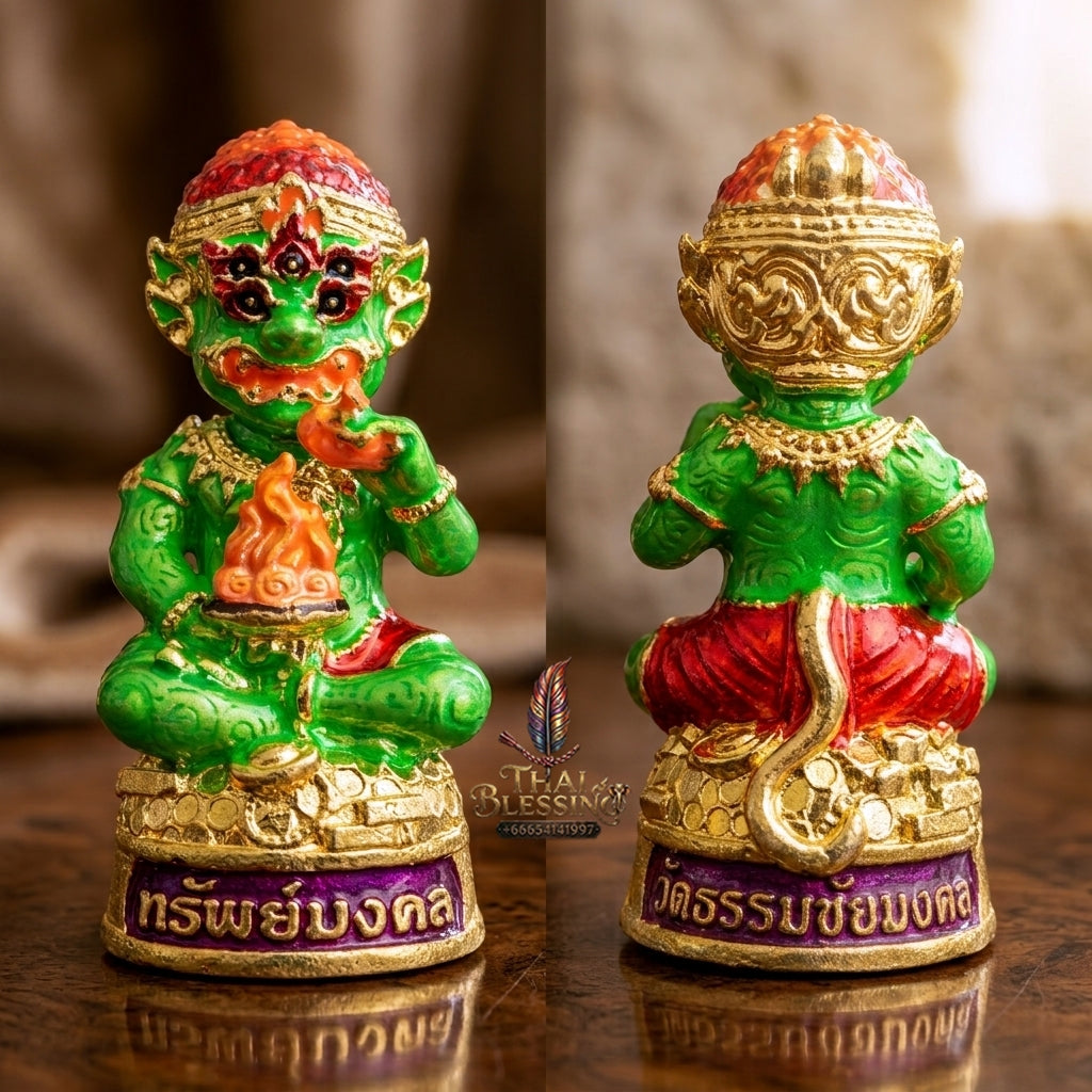Sacred Si Hu Ha Ta Bronze Amulet "Sap Mongkhon Edition" by Phra Kru Palat Thanapat Wat Tham Chai Mongkhon 2025 for Ultimate Wealth Magnetism and Miraculous Windfalls