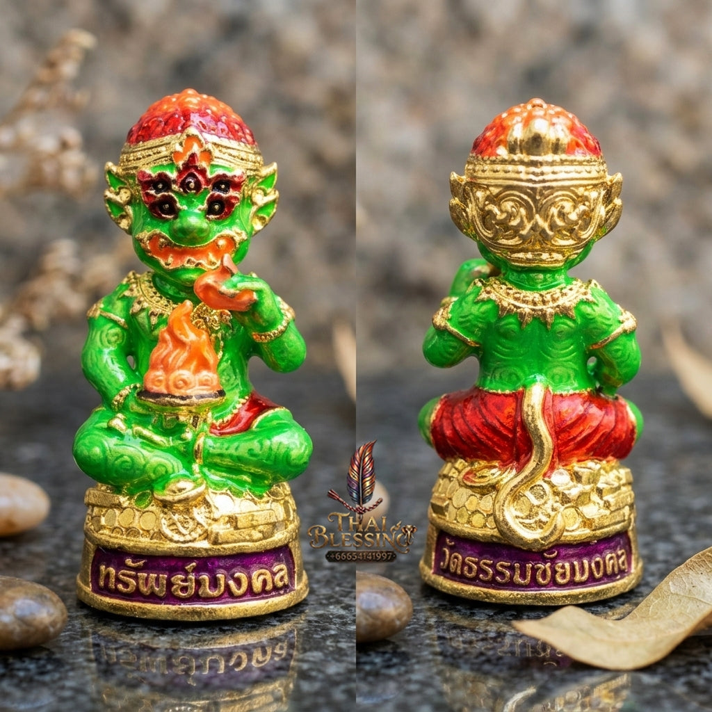 Sacred Si Hu Ha Ta Bronze Amulet "Sap Mongkhon Edition" by Phra Kru Palat Thanapat Wat Tham Chai Mongkhon 2025 for Ultimate Wealth Magnetism and Miraculous Windfalls