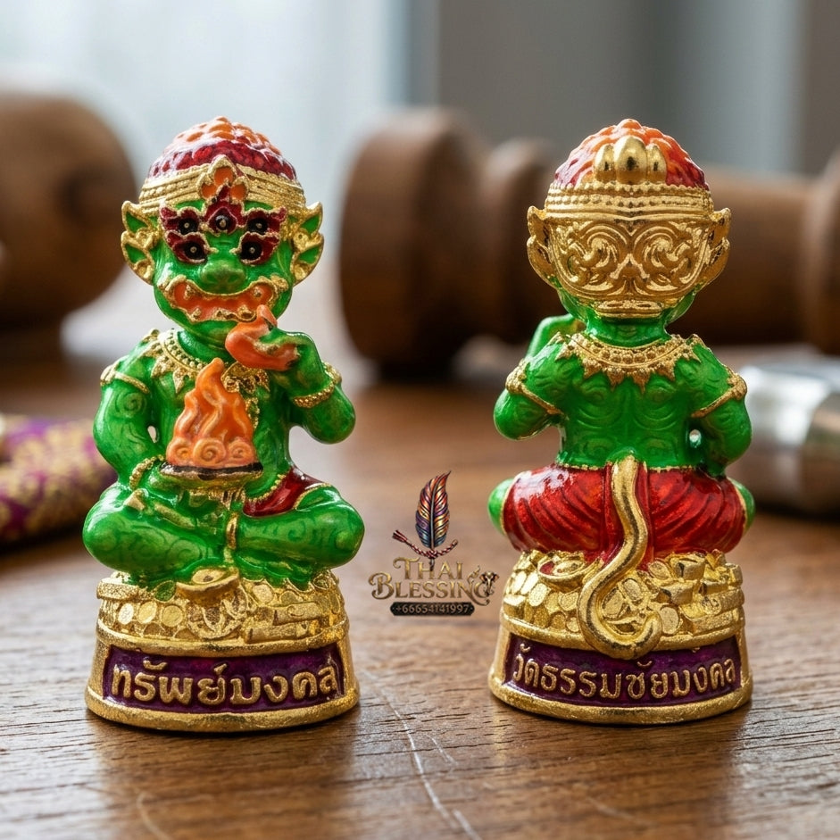 Sacred Si Hu Ha Ta Bronze Amulet "Sap Mongkhon Edition" by Phra Kru Palat Thanapat Wat Tham Chai Mongkhon 2025 for Ultimate Wealth Magnetism and Miraculous Windfalls