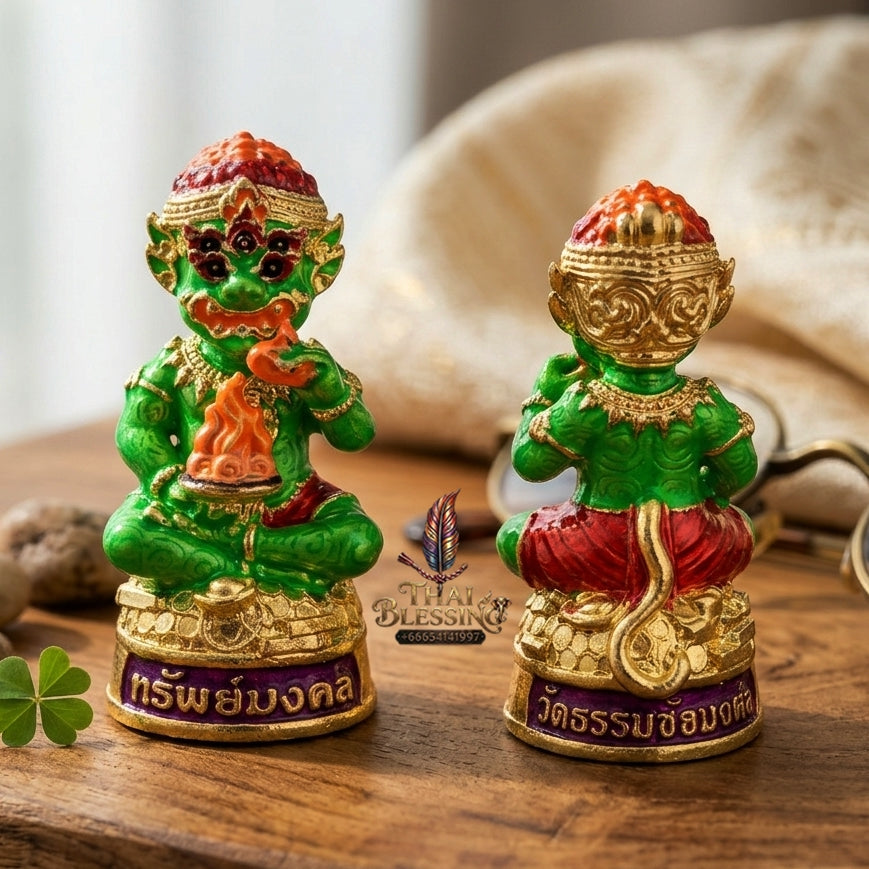Sacred Si Hu Ha Ta Bronze Amulet "Sap Mongkhon Edition" by Phra Kru Palat Thanapat Wat Tham Chai Mongkhon 2025 for Ultimate Wealth Magnetism and Miraculous Windfalls