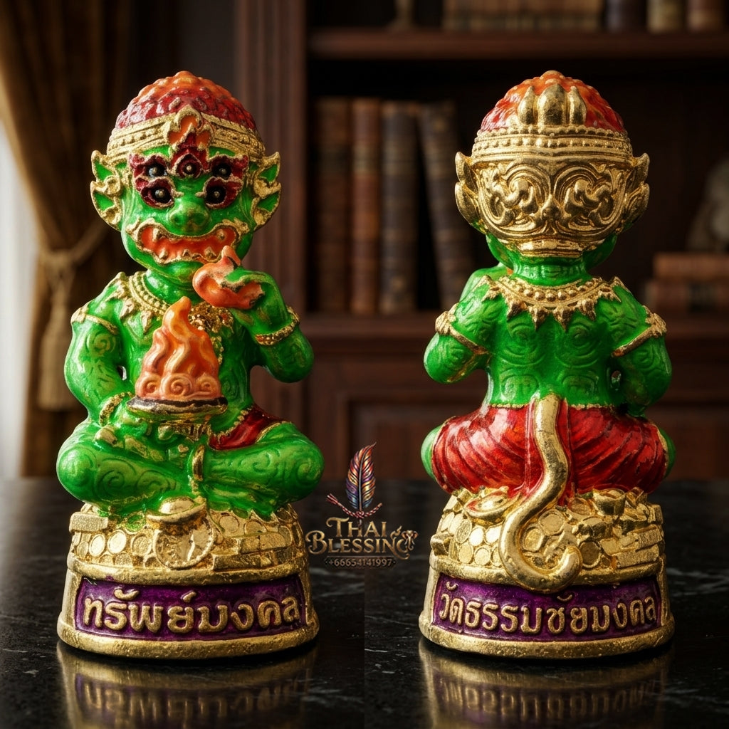Sacred Si Hu Ha Ta Bronze Amulet "Sap Mongkhon Edition" by Phra Kru Palat Thanapat Wat Tham Chai Mongkhon 2025 for Ultimate Wealth Magnetism and Miraculous Windfalls