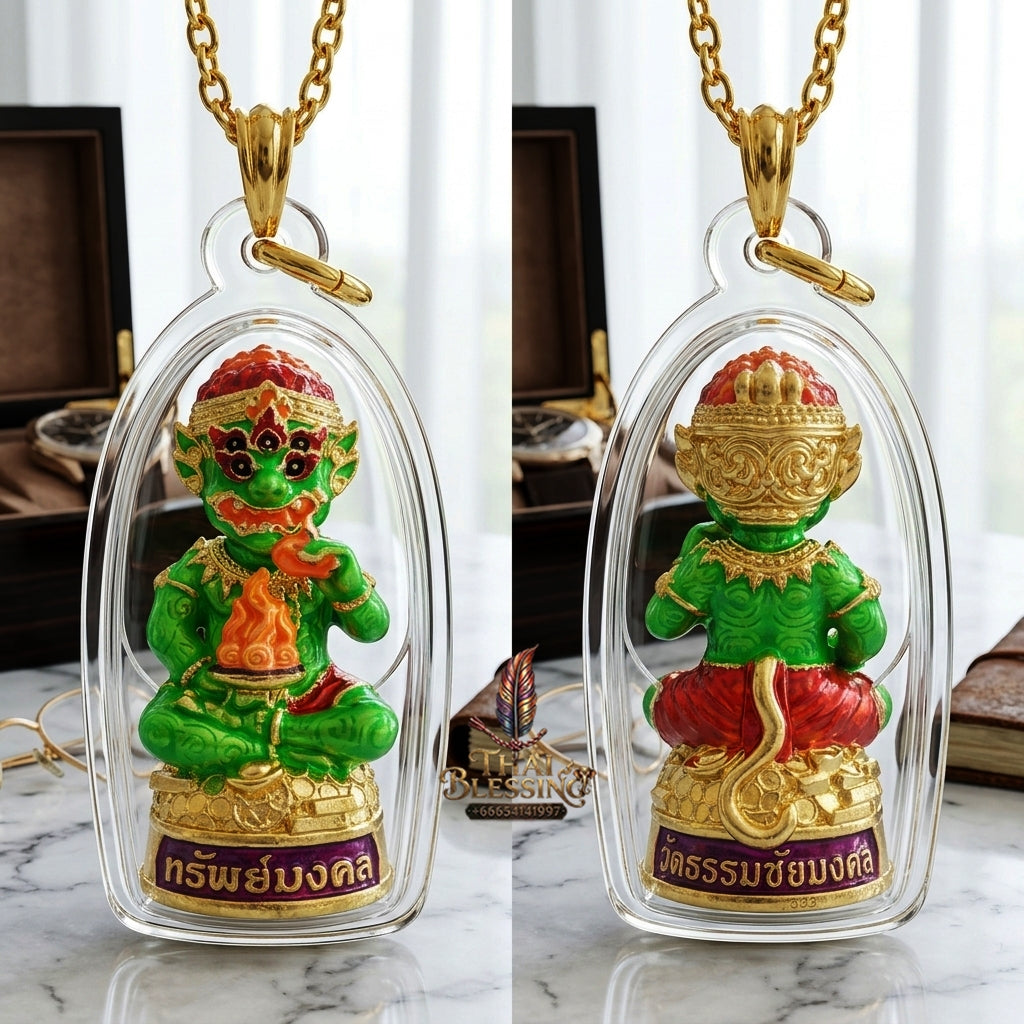 Sacred Si Hu Ha Ta Bronze Amulet "Sap Mongkhon Edition" by Phra Kru Palat Thanapat Wat Tham Chai Mongkhon 2025 for Ultimate Wealth Magnetism and Miraculous Windfalls