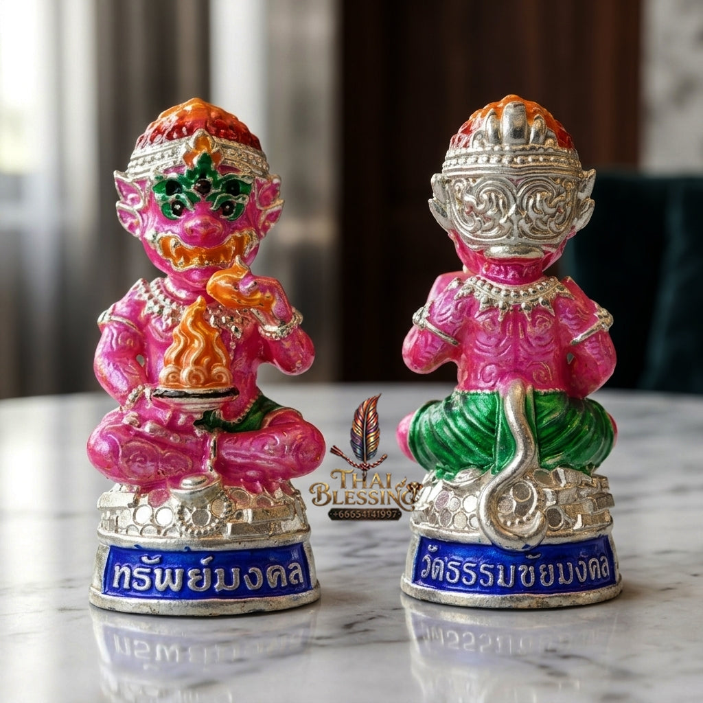 Sacred Si Hu Ha Ta Bronze Amulet "Sap Mongkhon Edition" by Phra Kru Palat Thanapat Wat Tham Chai Mongkhon 2025 for Ultimate Wealth Magnetism and Miraculous Windfalls