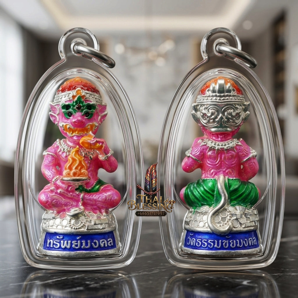 Sacred Si Hu Ha Ta Bronze Amulet "Sap Mongkhon Edition" by Phra Kru Palat Thanapat Wat Tham Chai Mongkhon 2025 for Ultimate Wealth Magnetism and Miraculous Windfalls