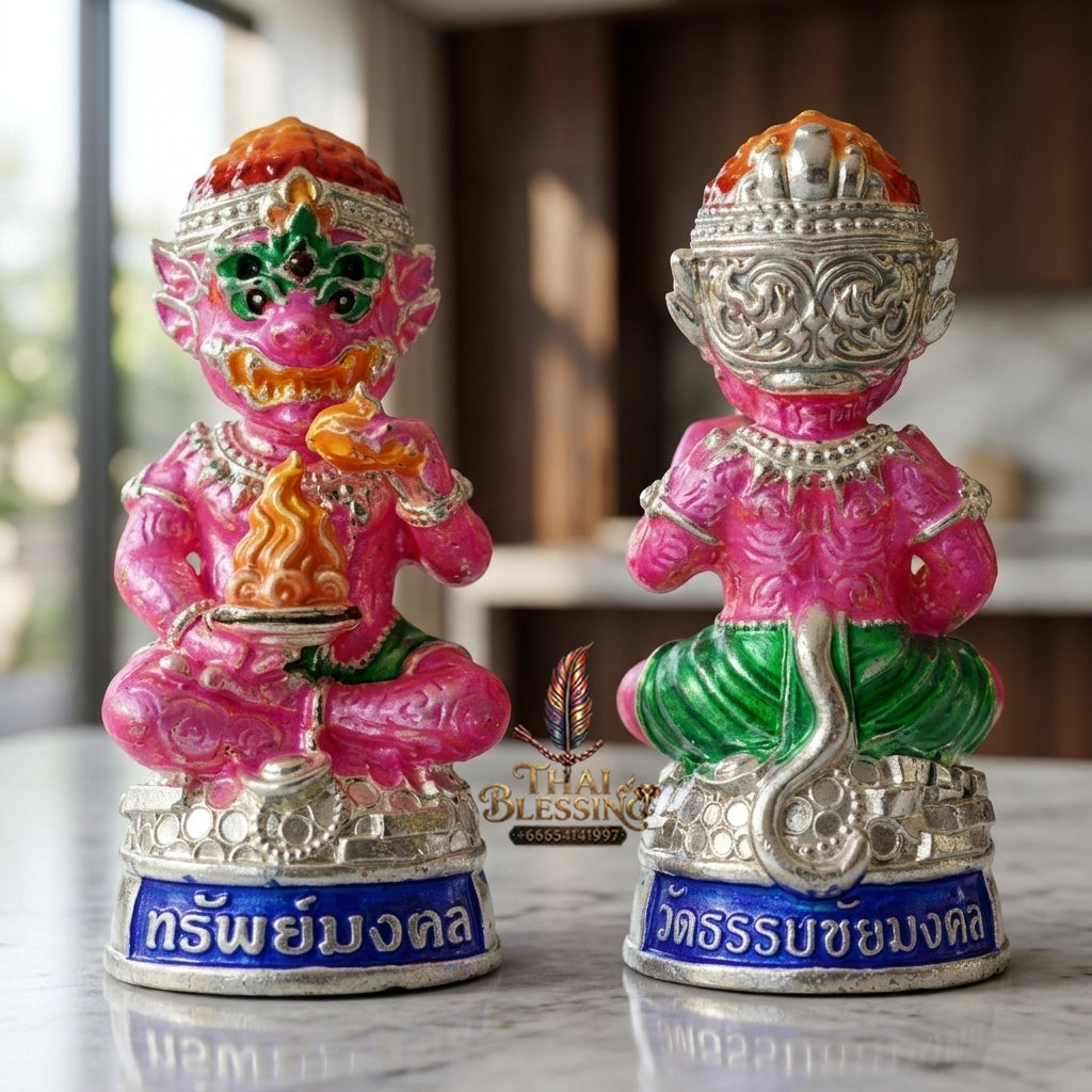 Sacred Si Hu Ha Ta Bronze Amulet "Sap Mongkhon Edition" by Phra Kru Palat Thanapat Wat Tham Chai Mongkhon 2025 for Ultimate Wealth Magnetism and Miraculous Windfalls