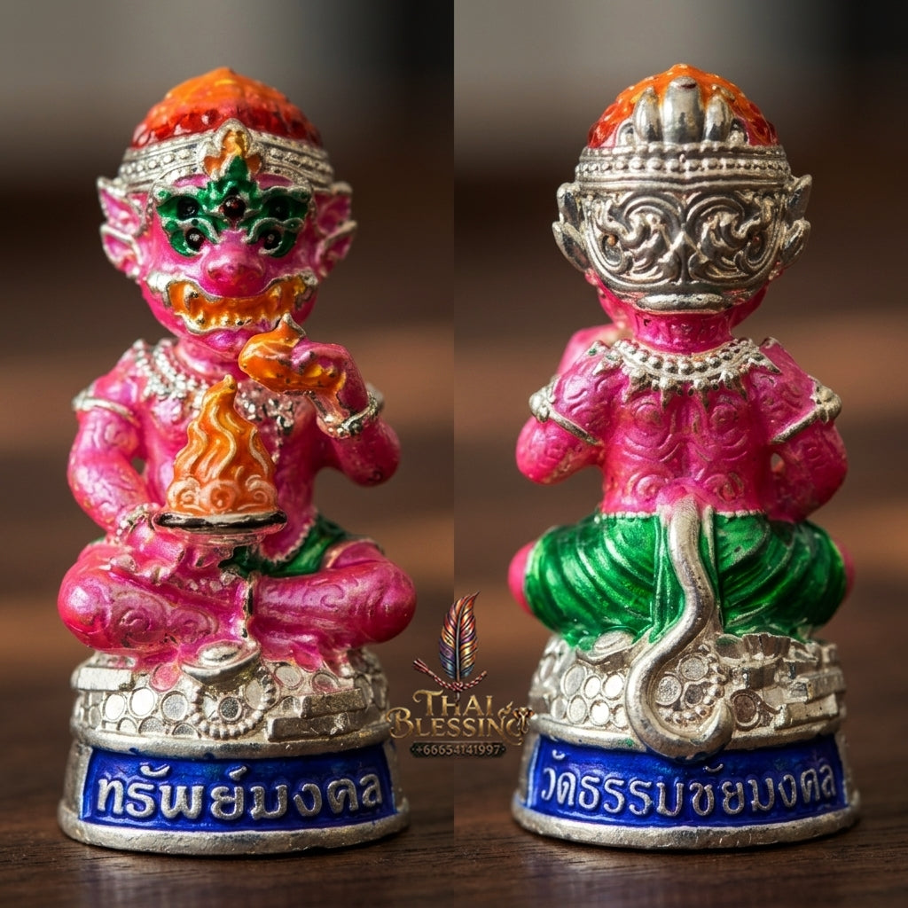 Sacred Si Hu Ha Ta Bronze Amulet "Sap Mongkhon Edition" by Phra Kru Palat Thanapat Wat Tham Chai Mongkhon 2025 for Ultimate Wealth Magnetism and Miraculous Windfalls