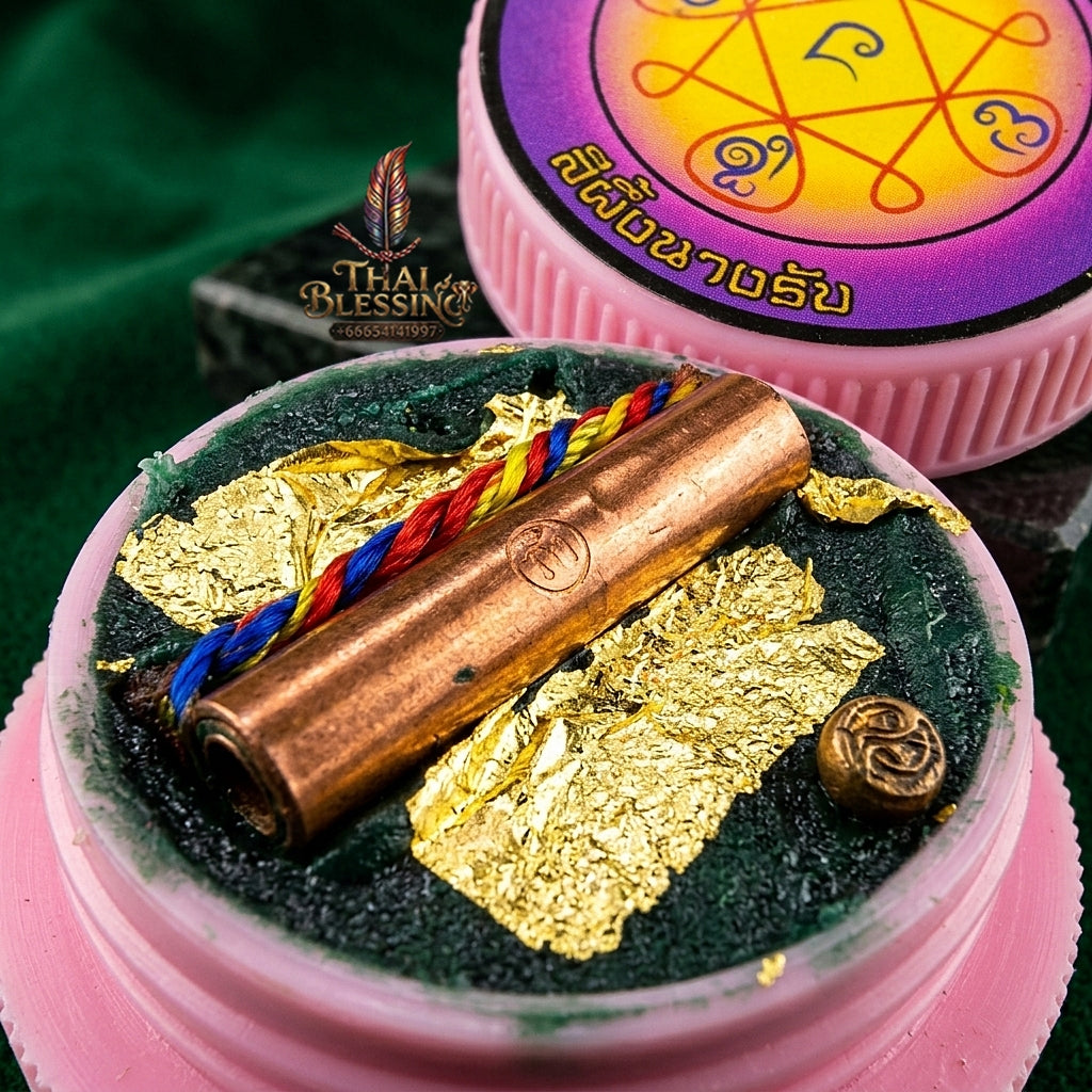 Sacred "Si Phueng Nang Rap" (Receiving-Lady Attraction Wax) r Supreme Maha Saneh, Unstoppable Commerce, and Effortless Attraction