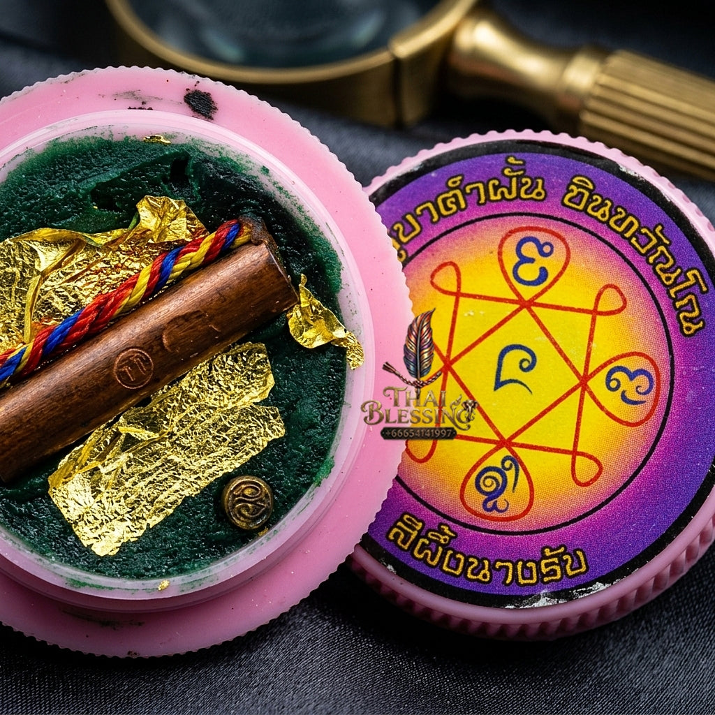 Sacred "Si Phueng Nang Rap" (Receiving-Lady Attraction Wax) r Supreme Maha Saneh, Unstoppable Commerce, and Effortless Attraction