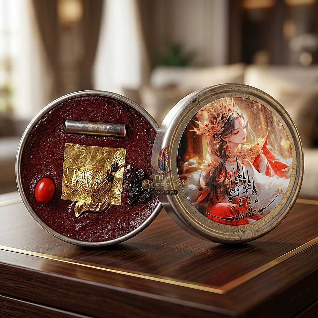 Sacred "Si Phueng Seneh Chan Chao Ying" (Princess Moon-Charm Attraction Wax)Supreme Personal Charm, Magnetic Popularity, and Captivating Romance