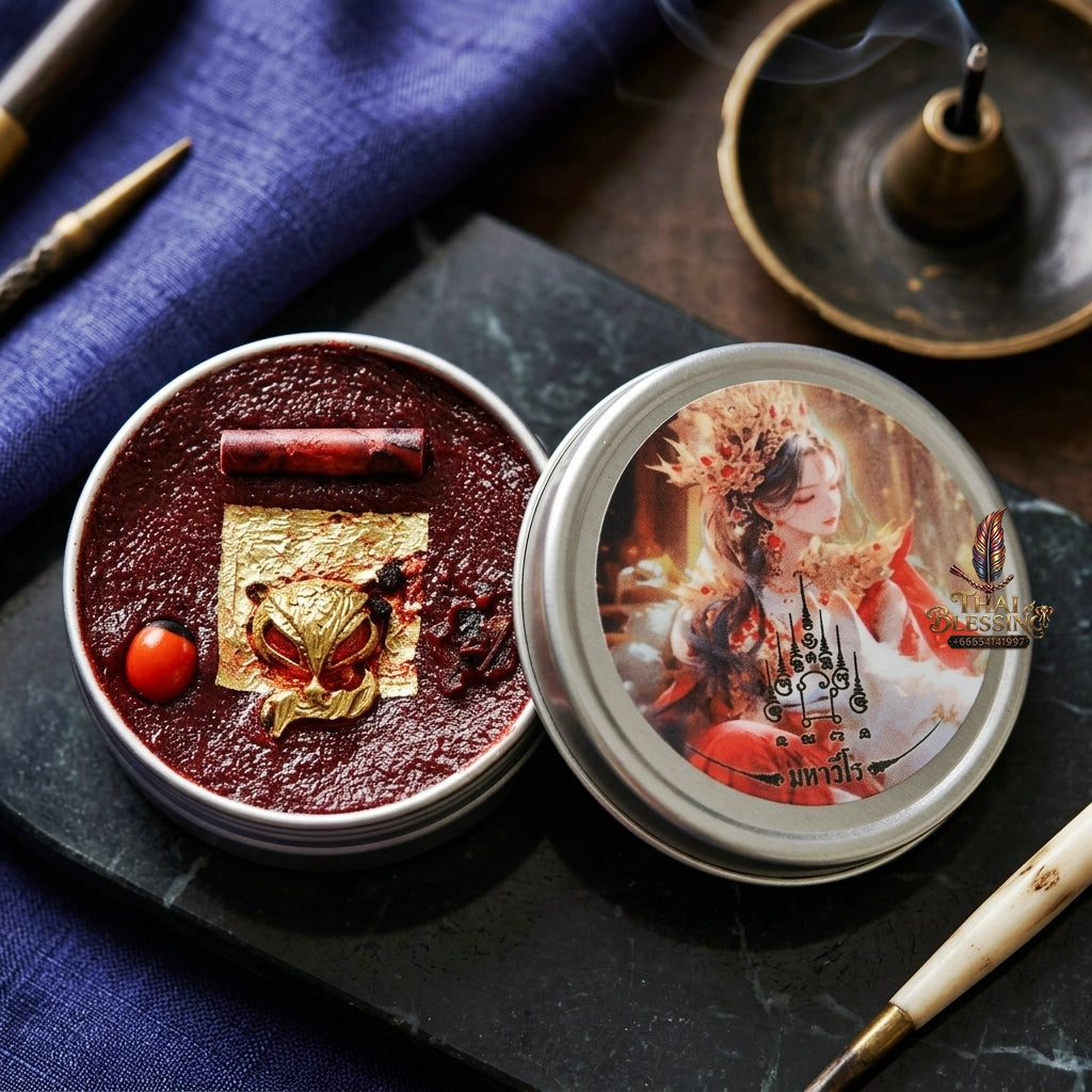 Sacred "Si Phueng Seneh Chan Chao Ying" (Princess Moon-Charm Attraction Wax)Supreme Personal Charm, Magnetic Popularity, and Captivating Romance