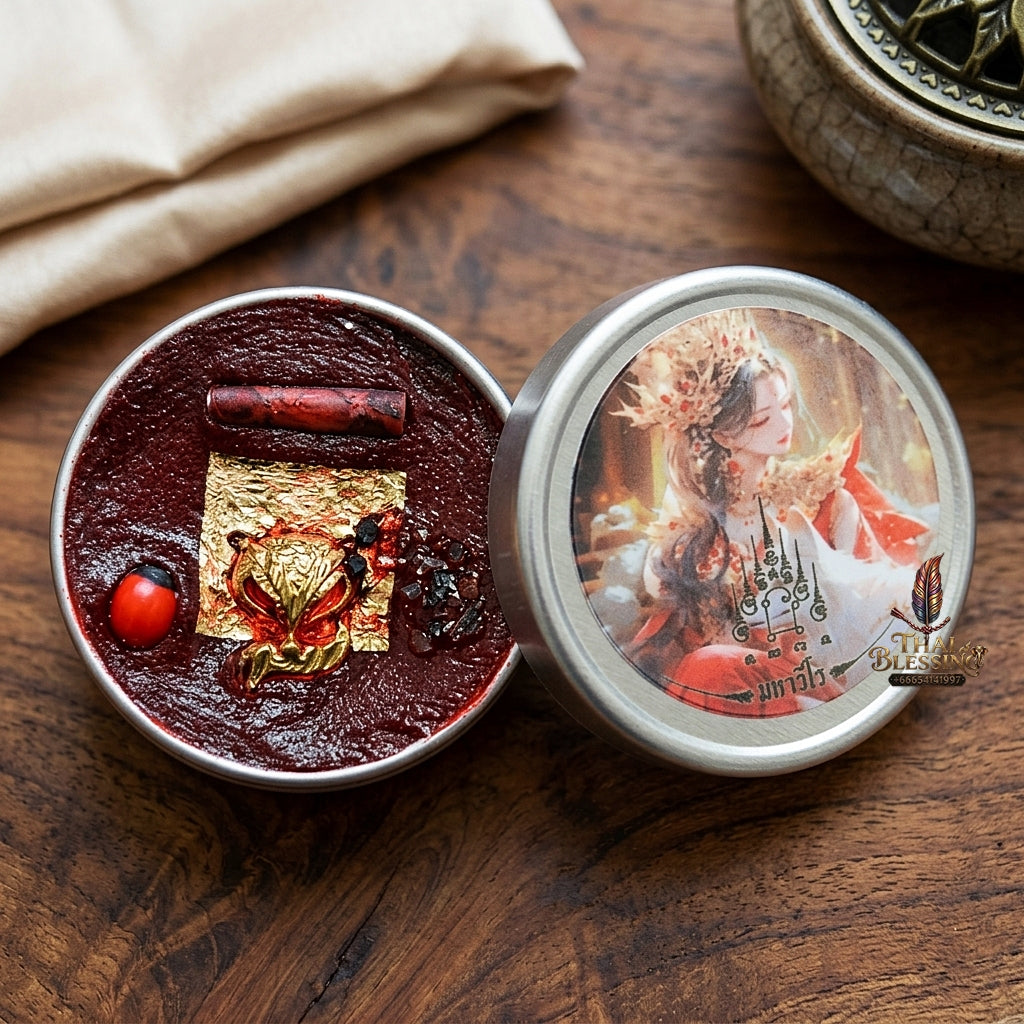 Sacred "Si Phueng Seneh Chan Chao Ying" (Princess Moon-Charm Attraction Wax)Supreme Personal Charm, Magnetic Popularity, and Captivating Romance