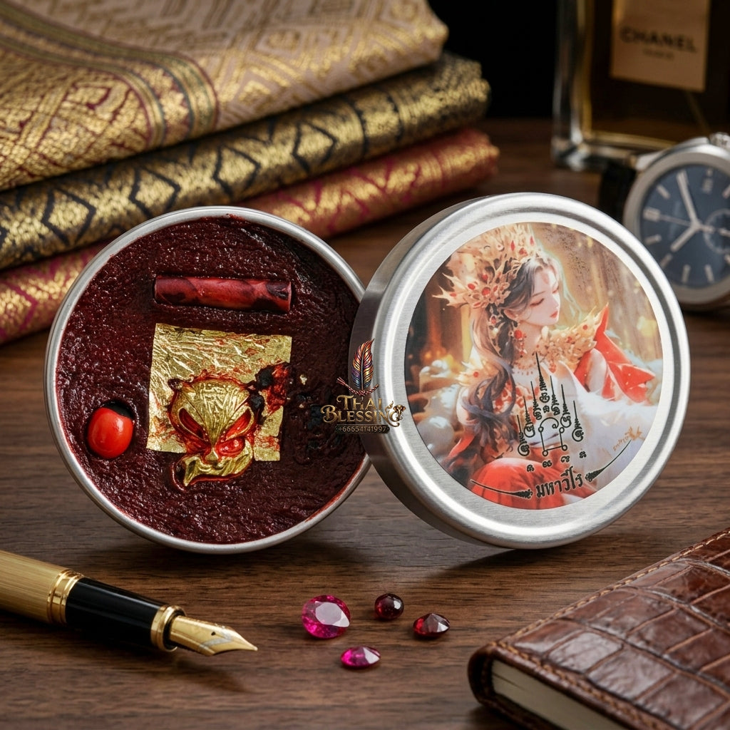 Sacred "Si Phueng Seneh Chan Chao Ying" (Princess Moon-Charm Attraction Wax)Supreme Personal Charm, Magnetic Popularity, and Captivating Romance