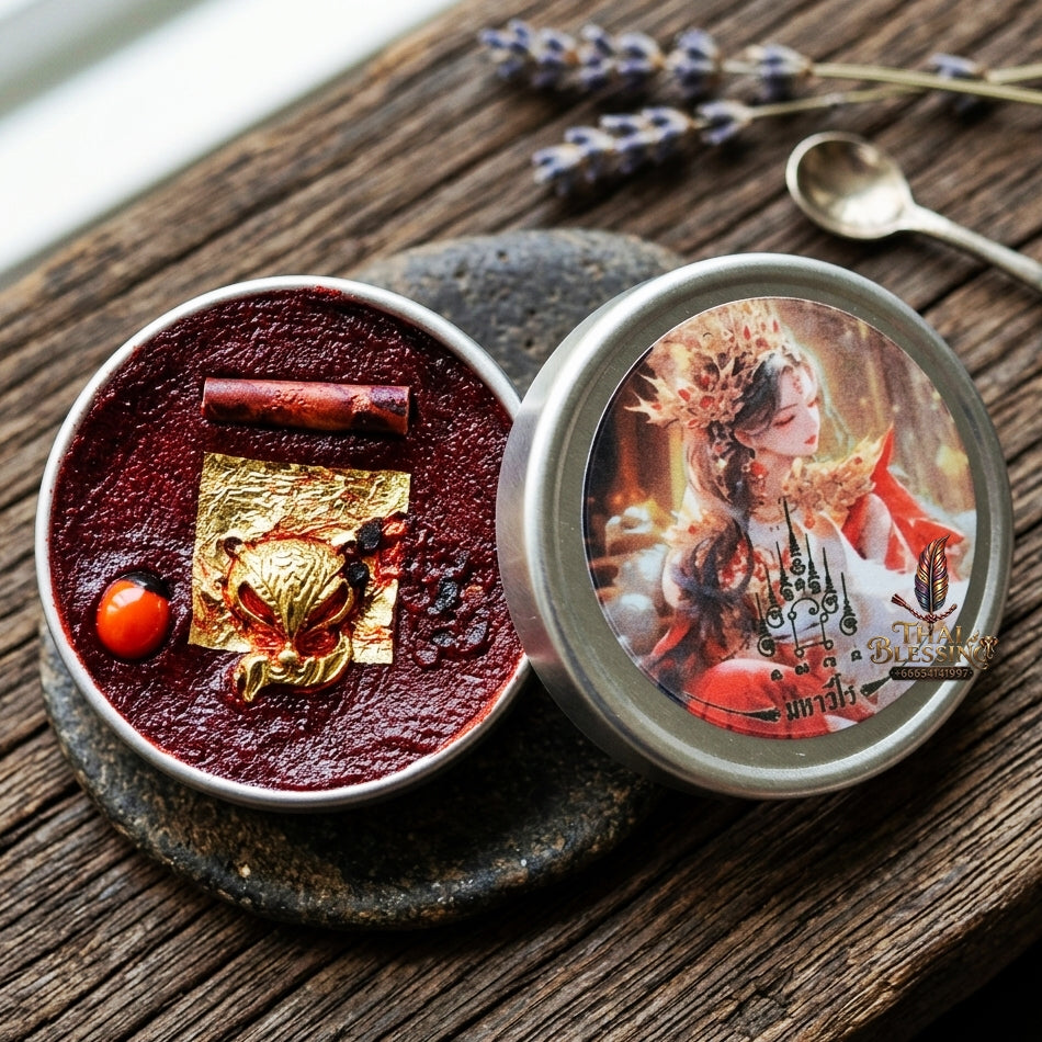 Sacred "Si Phueng Seneh Chan Chao Ying" (Princess Moon-Charm Attraction Wax)Supreme Personal Charm, Magnetic Popularity, and Captivating Romance