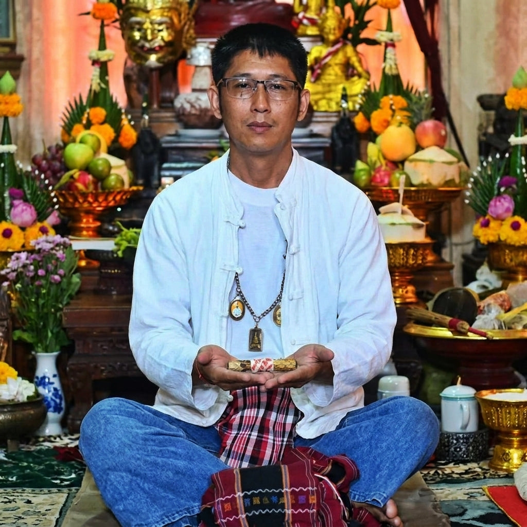 Sacred "Takrut Maha Mon Phraya Ngu Luea Luang" (Great Python Spell Takrut) for Ultimate Seduction, Effortless Wealth, and Magnetic Influence