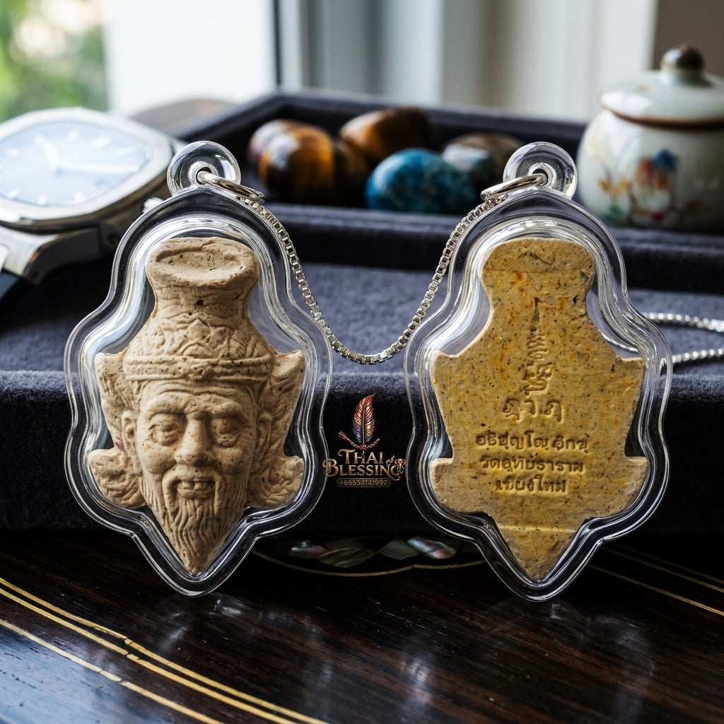 Sacred White Holy Herb "Sap Phaisarn" Supreme Wisdom, Extreme Wealth Magnetism, and Magnetic Charm