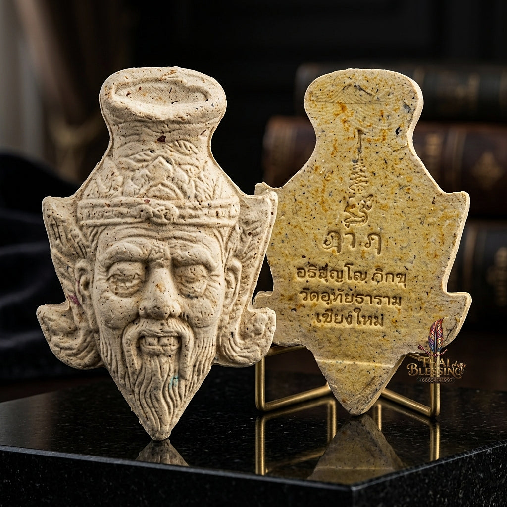 Sacred White Holy Herb "Sap Phaisarn" Supreme Wisdom, Extreme Wealth Magnetism, and Magnetic Charm