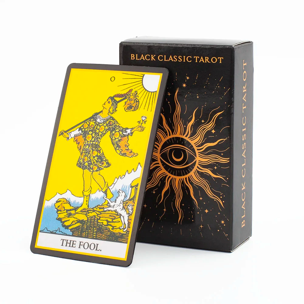 The Classic Tarot Deck - 78-Card Rider-Waite Foundation Set with Guidebook, Easy for Beginners & Collectors, Traditional Fortune Telling & Tabletop Divination Art Collectible
