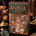 ✨ Anima Tarot Deck in Rigid Box - 78-Card Double-Embossed 12x7cm Art Nouveau Tarot Cards with Gorgeous Anime-Style Illustrations for Collectors and Seekers