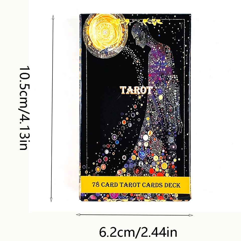 ✨ Predictive Divination Tarot Deck 78-Piece Oracle Cards Set - Board Game, Family Party Game, and Holiday Entertainment Essentials