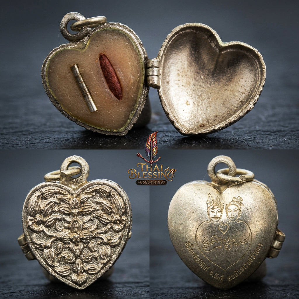 ✨ "Si Phueng Nari Upatham (Sao Hak - Sao Hum)" (Silver Committee Edition Heart-Shaped Charm Wax)