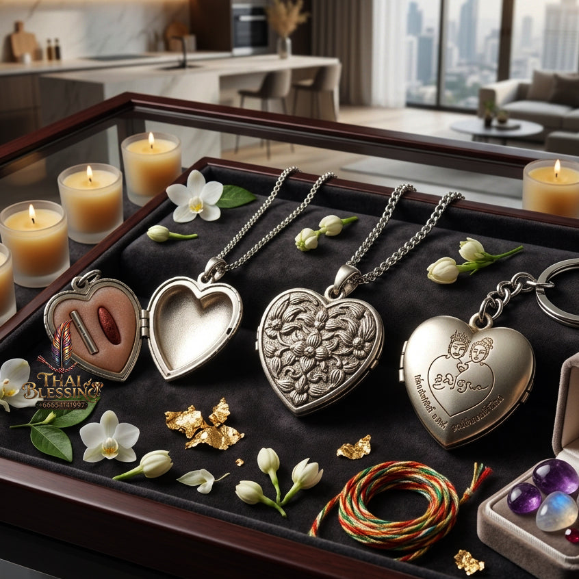 ✨ "Si Phueng Nari Upatham (Sao Hak - Sao Hum)" (Silver Committee Edition Heart-Shaped Charm Wax)