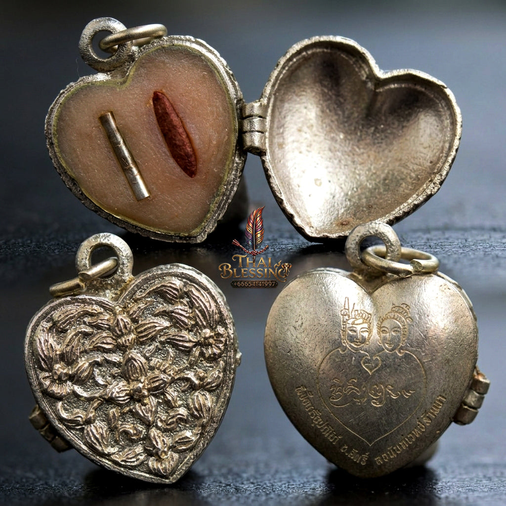 ✨ "Si Phueng Nari Upatham (Sao Hak - Sao Hum)" (Silver Committee Edition Heart-Shaped Charm Wax)