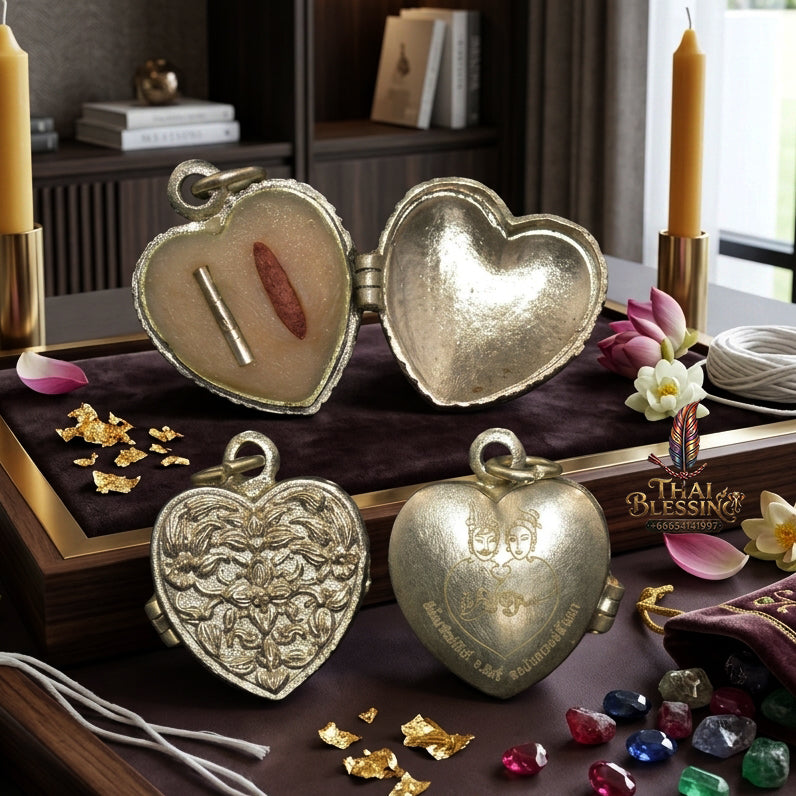 ✨ "Si Phueng Nari Upatham (Sao Hak - Sao Hum)" (Silver Committee Edition Heart-Shaped Charm Wax)