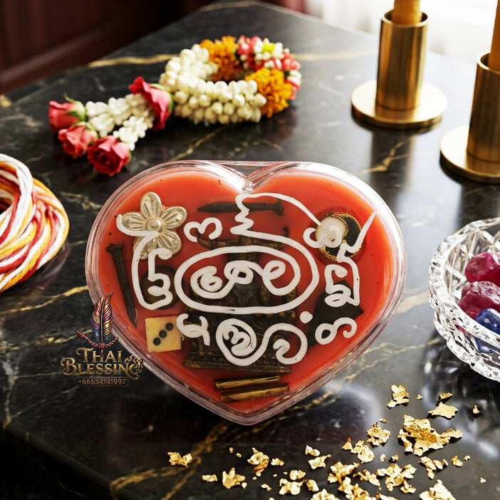 ✨ "Si Phueng Phaya Khao Kham" (Lord Khao Kham Master Charm Wax) - B.E. 2558 (2015) by Achan Khong Sak: The Ultimate Lanna Masterpiece of Irresistible Romantic Magnetism, Extreme Seduction, and Auspicious Fortune!