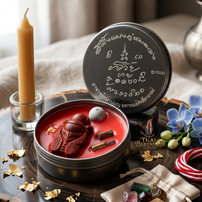 ✨ "Si Phueng Phaya Maeng Phu Chom Duang" (Destiny-Enhancing Royal Bumblebee Wax) - Limited Edition of 37 Cases,