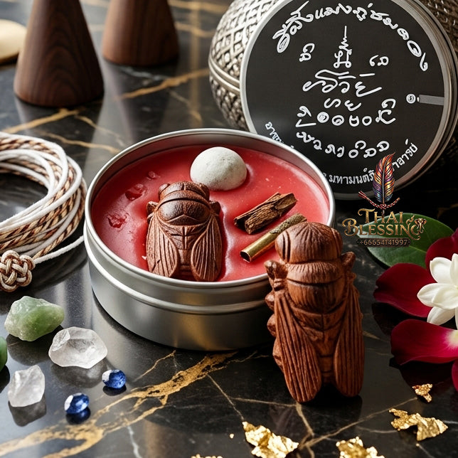 ✨ "Si Phueng Phaya Maeng Phu Chom Duang" (Destiny-Enhancing Royal Bumblebee Wax) - Limited Edition of 37 Cases,