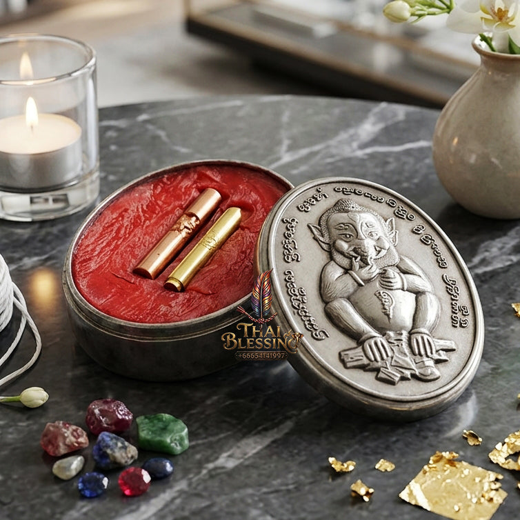 ✨ "Si Phueng Si Hu Ha Ta" (Four-Ears Five-Eyes Charm Wax) - B.E. 2568 (2025) by Kruba Tao, Wat Thung Setthi (Wat Uposot Ban Lao): The Supreme Lanna Masterpiece of Mythical Wealth, Seven Angels Charm, and Boundless Financial Magnetism!