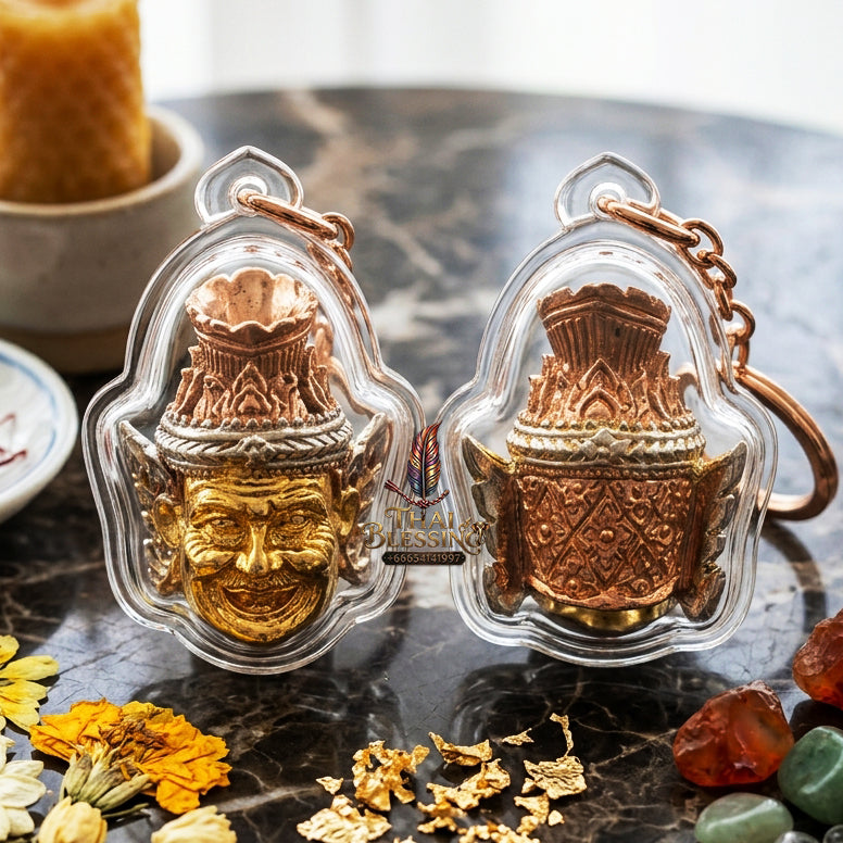 ✨ "Sian Lersi" (Hermit Sage Head / Ruesi Mask) - 3K Plated Edition  Supreme Spiritual Wisdom, Master-Class Occult Authority, and Exquisite Tricolor Prestige!