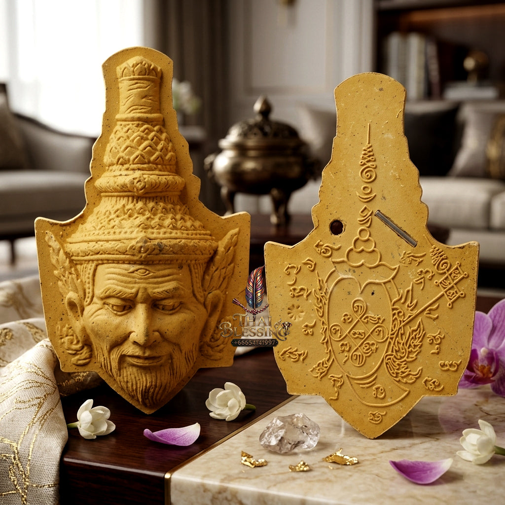 ✨ "Sian Phra Rue Si Ta Fire" (Hermit Ta Fai Crown / Rishi Third-Eye Hermit) - 108 Sacred Herb Powders Edition