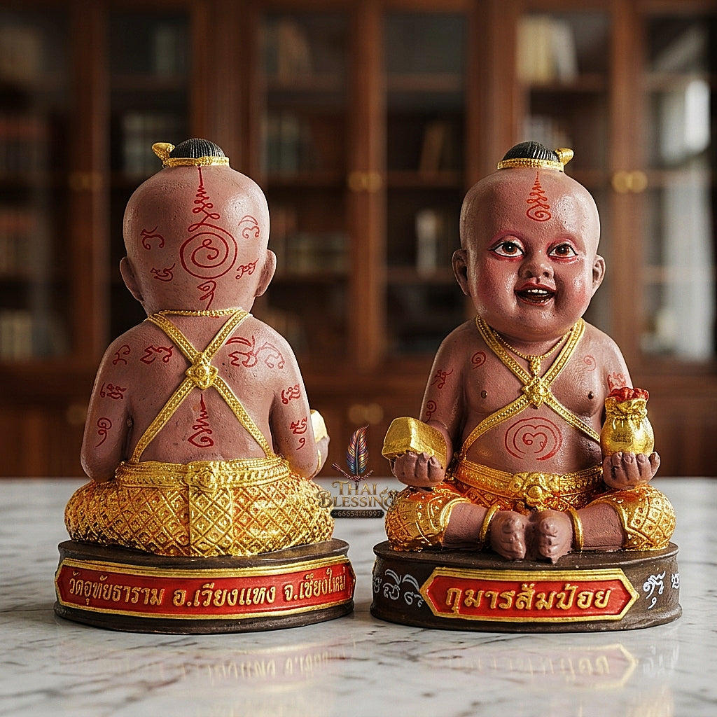 Sacred "Kuman Sompoi" (Worship Size Wish-Fulfillment Edition) Supreme Wealth Generation, House Blessing, and Guaranteed Success