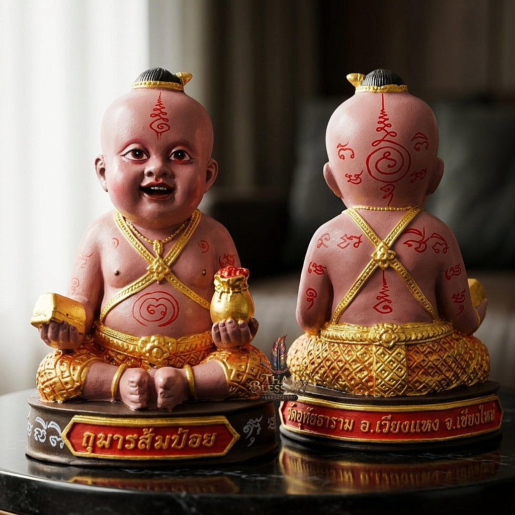 Sacred "Kuman Sompoi" (Worship Size Wish-Fulfillment Edition) Supreme Wealth Generation, House Blessing, and Guaranteed Success