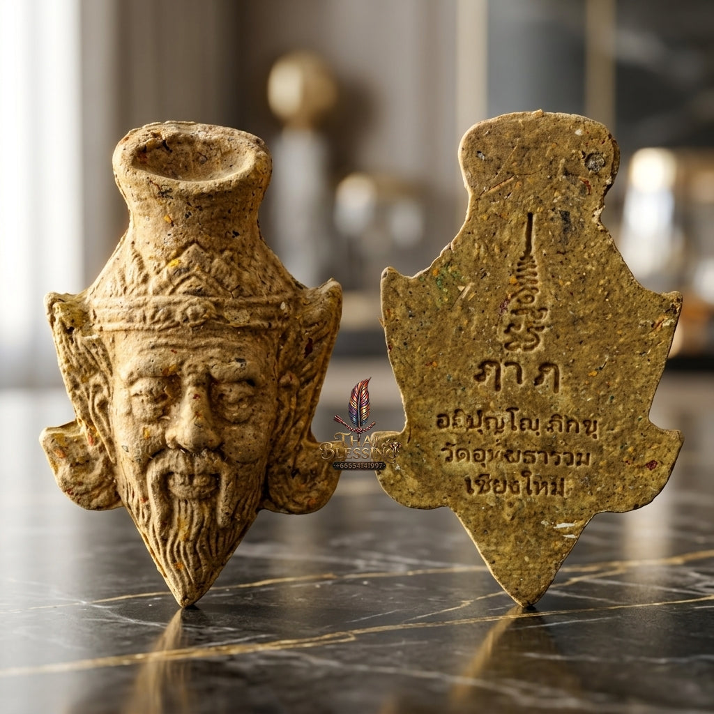Sacred White Holy Herb "Sap Phaisarn" Supreme Wisdom, Extreme Wealth Magnetism, and Magnetic Charm