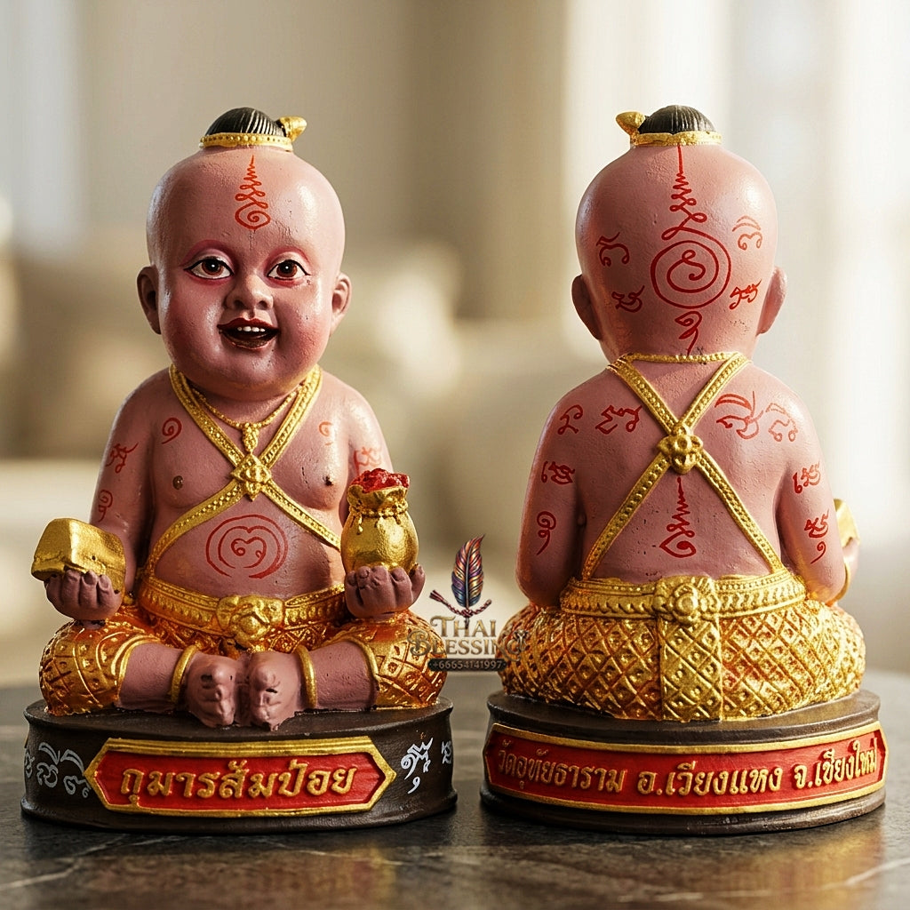 Sacred "Kuman Sompoi" (Worship Size Wish-Fulfillment Edition) Supreme Wealth Generation, House Blessing, and Guaranteed Success