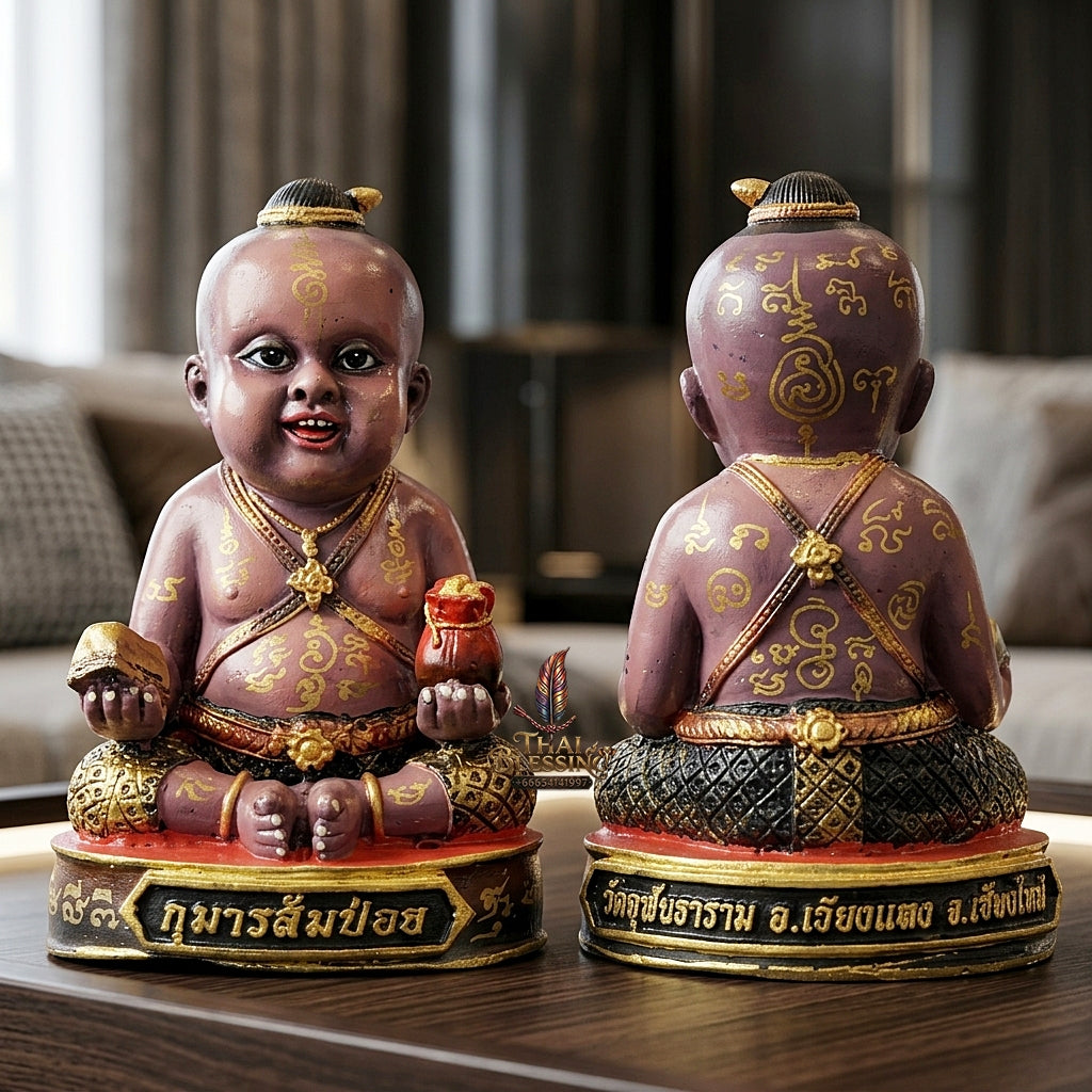 Sacred "Kuman Sompoi" (Worship Size Wish-Fulfillment Edition) Supreme Wealth Generation, House Blessing, and Guaranteed Success