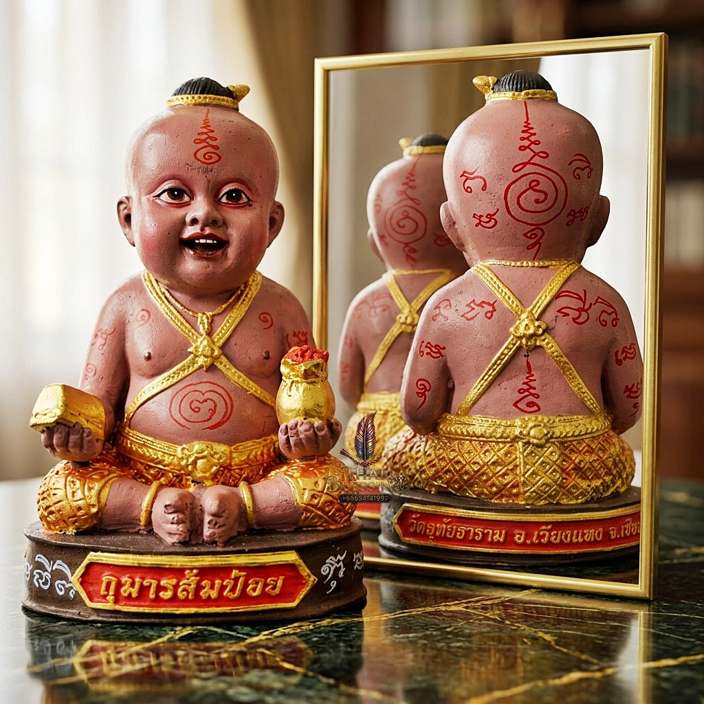 Sacred "Kuman Sompoi" (Worship Size Wish-Fulfillment Edition) Supreme Wealth Generation, House Blessing, and Guaranteed Success