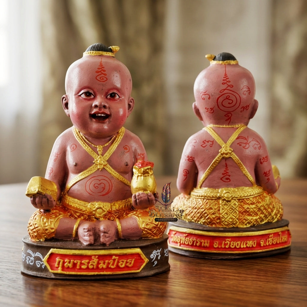 Sacred "Kuman Sompoi" (Worship Size Wish-Fulfillment Edition) Supreme Wealth Generation, House Blessing, and Guaranteed Success