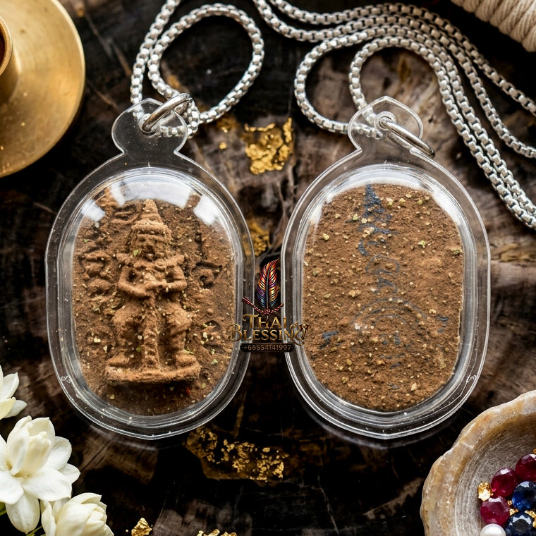 ✨ "Thao Wessuwan" (Pure Sacred Herbal Powder Edition) - B.E. 2550 (2007) by Phra Achan Suphasit, Wat Bang Nam Chon, Bukhalo: The Supreme Masterpiece of Absolute Demon-Repelling Shielding, Wealth Attraction, and Divine Guardian Authority!