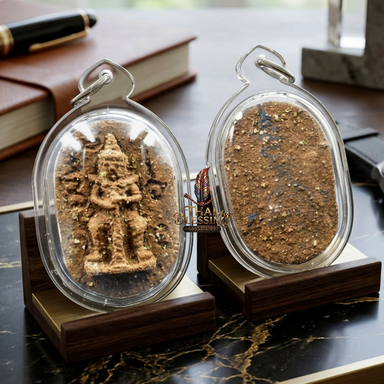 ✨ "Thao Wessuwan" (Pure Sacred Herbal Powder Edition) - B.E. 2550 (2007) by Phra Achan Suphasit, Wat Bang Nam Chon, Bukhalo: The Supreme Masterpiece of Absolute Demon-Repelling Shielding, Wealth Attraction, and Divine Guardian Authority!