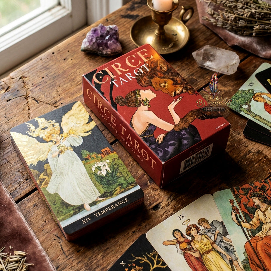 The Classic Tarot Deck - 78-Card Rider-Waite Foundation Set with Guidebook, Easy for Beginners & Collectors, Traditional Fortune Telling & Tabletop Divination Art Collectible