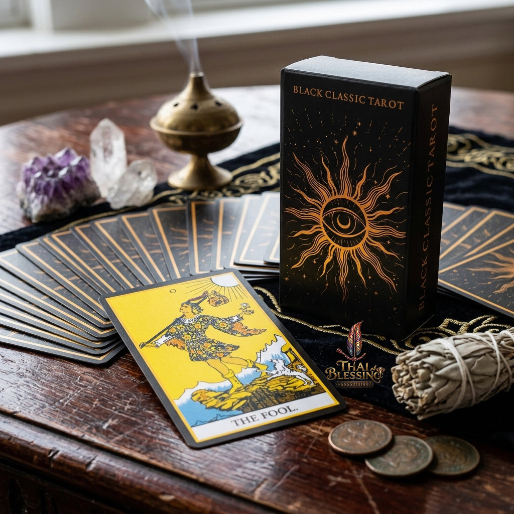 The Classic Tarot Deck - 78-Card Rider-Waite Foundation Set with Guidebook, Easy for Beginners & Collectors, Traditional Fortune Telling & Tabletop Divination Art Collectible