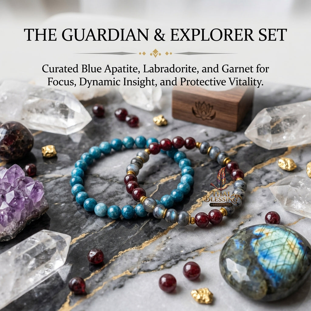 ✨ The "Deep Thinker" Bracelet: Natural Moonstone & Garnet for Focus & Clarity  Cool Mind, Fiery Passion. The Ultimate Talisman for Creatives, Students, and Strategists.