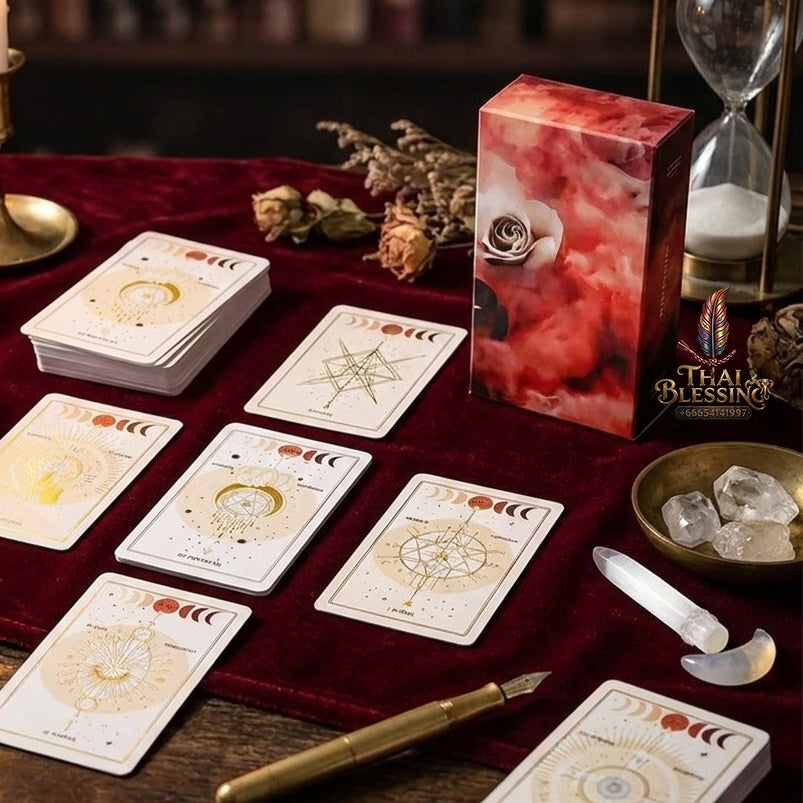 ✨ The Art of Tarot Deck with Paper Guidebook - 12x7cm English Version Divination Cards Game for Spiritual Guidance and Artistic Soul Exploration