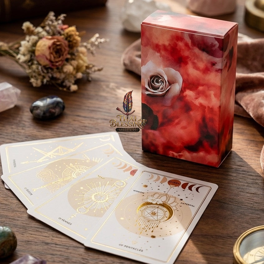 ✨ The Art of Tarot Deck with Paper Guidebook - 12x7cm English Version Divination Cards Game for Spiritual Guidance and Artistic Soul Exploration